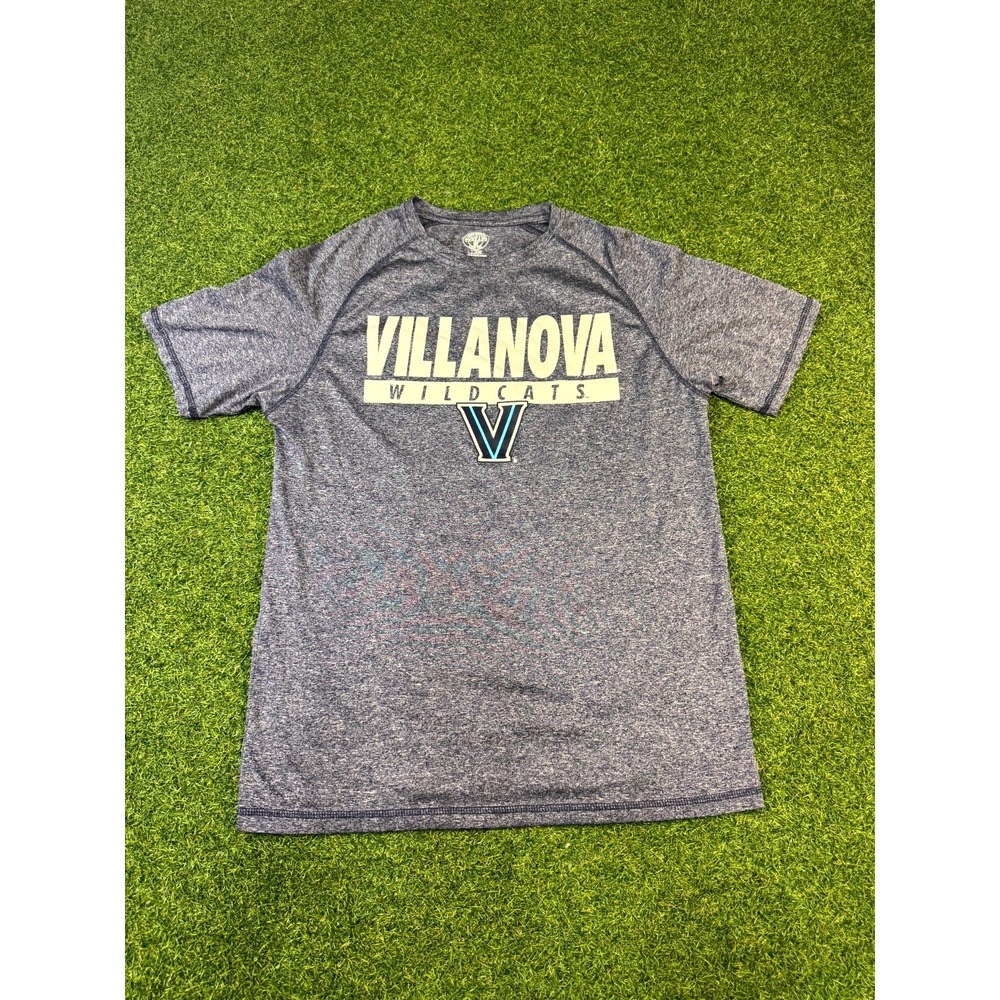 Villanova Wildcats Basketball T-Shirt NCAA Mens Large Gray Rivalry Threads 91